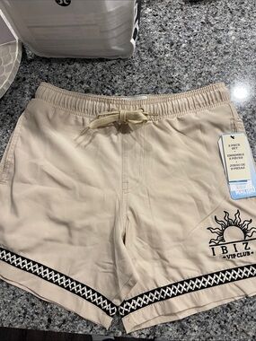 Malibu Beige Swim trunks